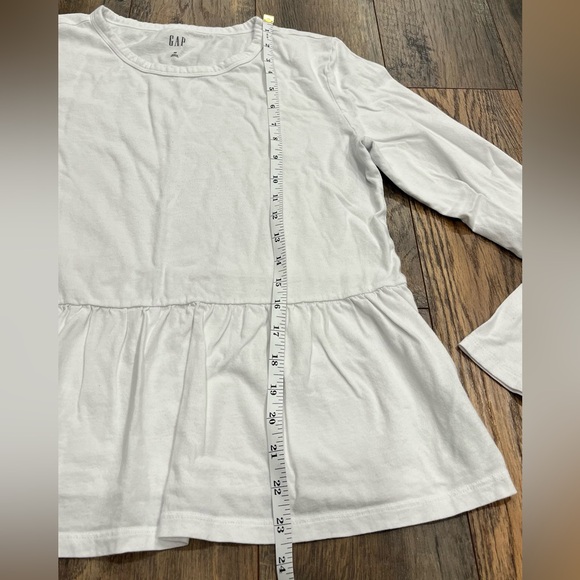 Gap Women’s Long Sleeved Peplum Short, Size Medium, White - Picture 4 of 7
